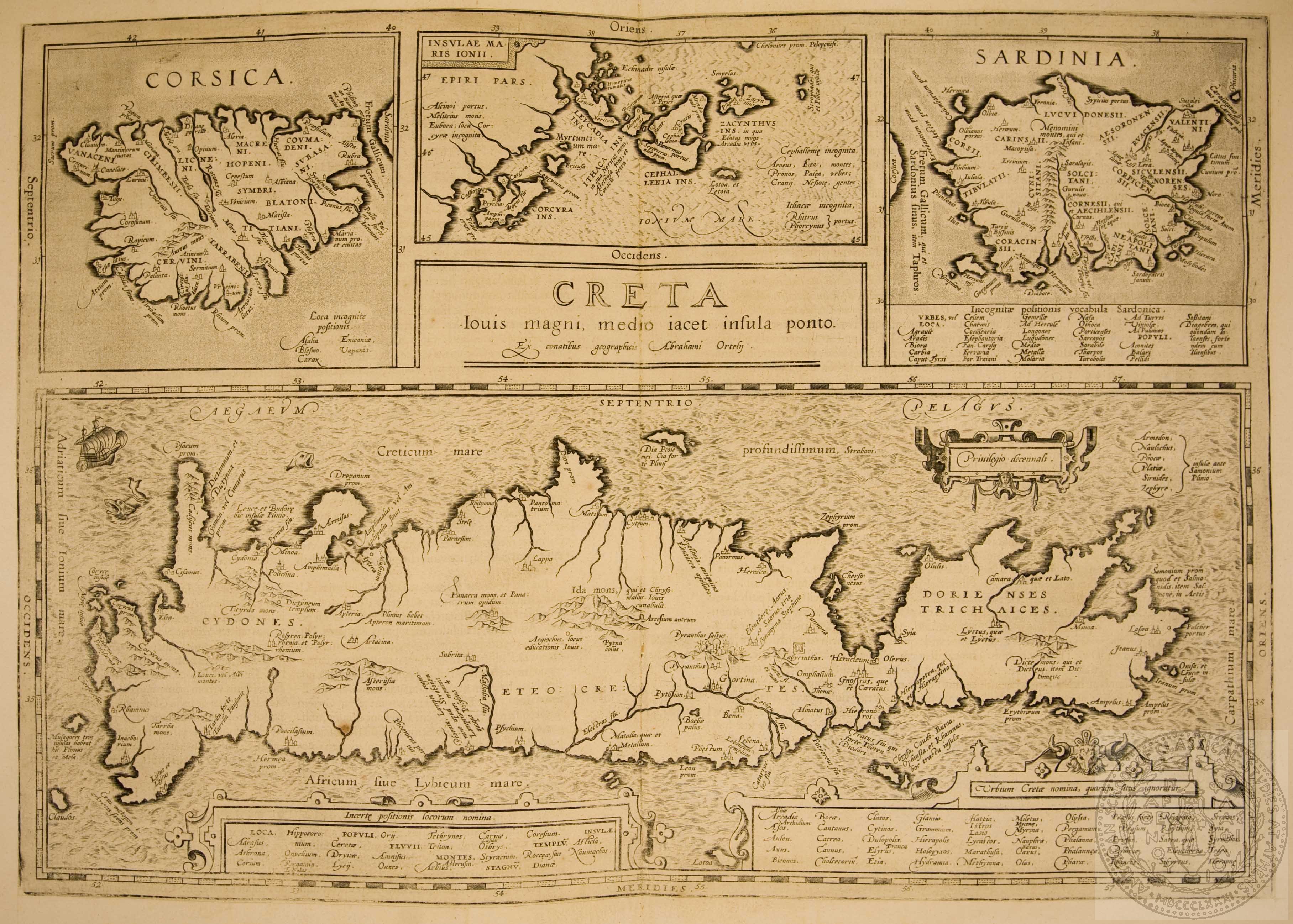 Creta Iovis magni, medio iacet insula ponto